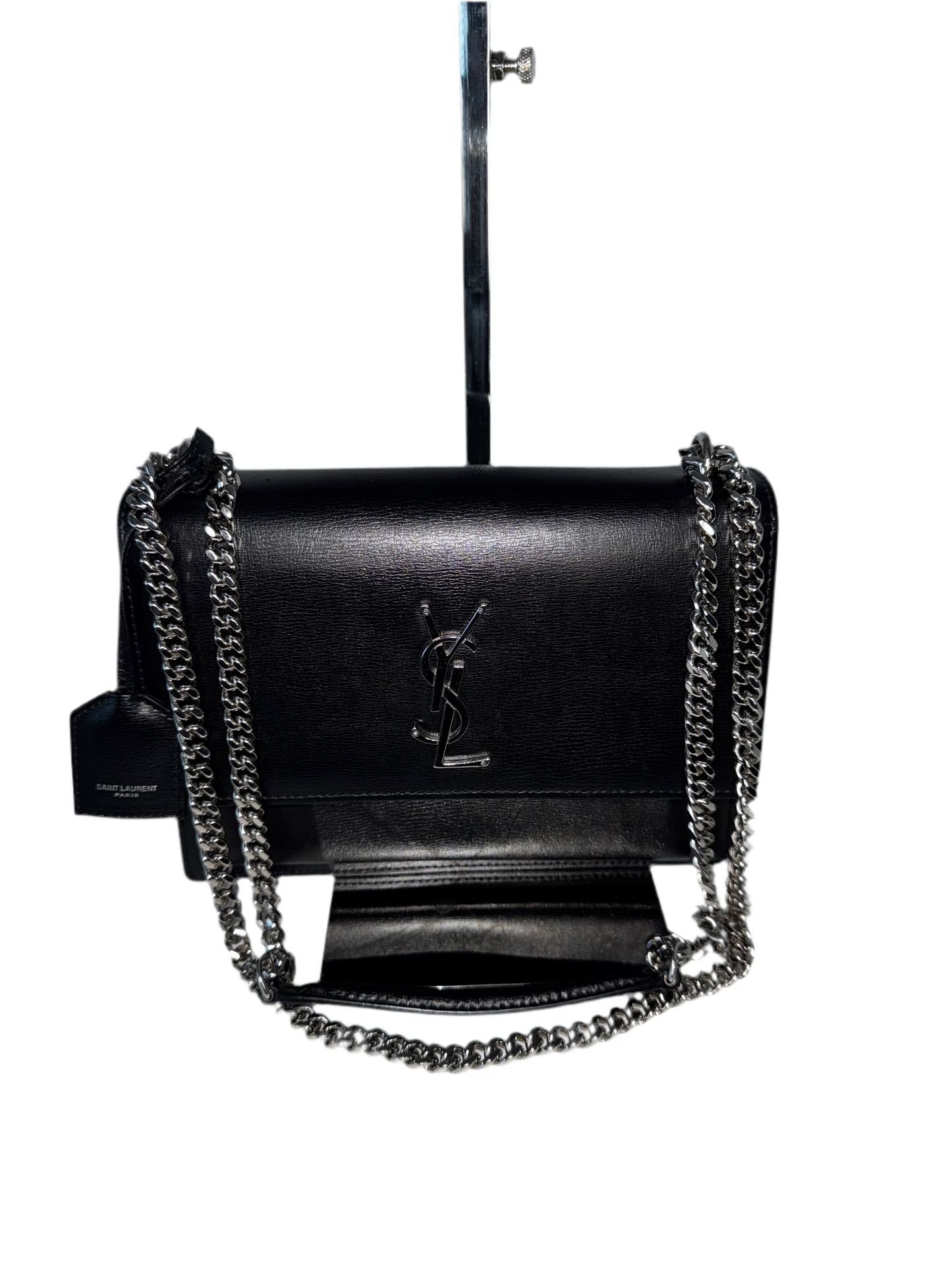 Pre-owned YSL Saint Laurent Sunset in Black
