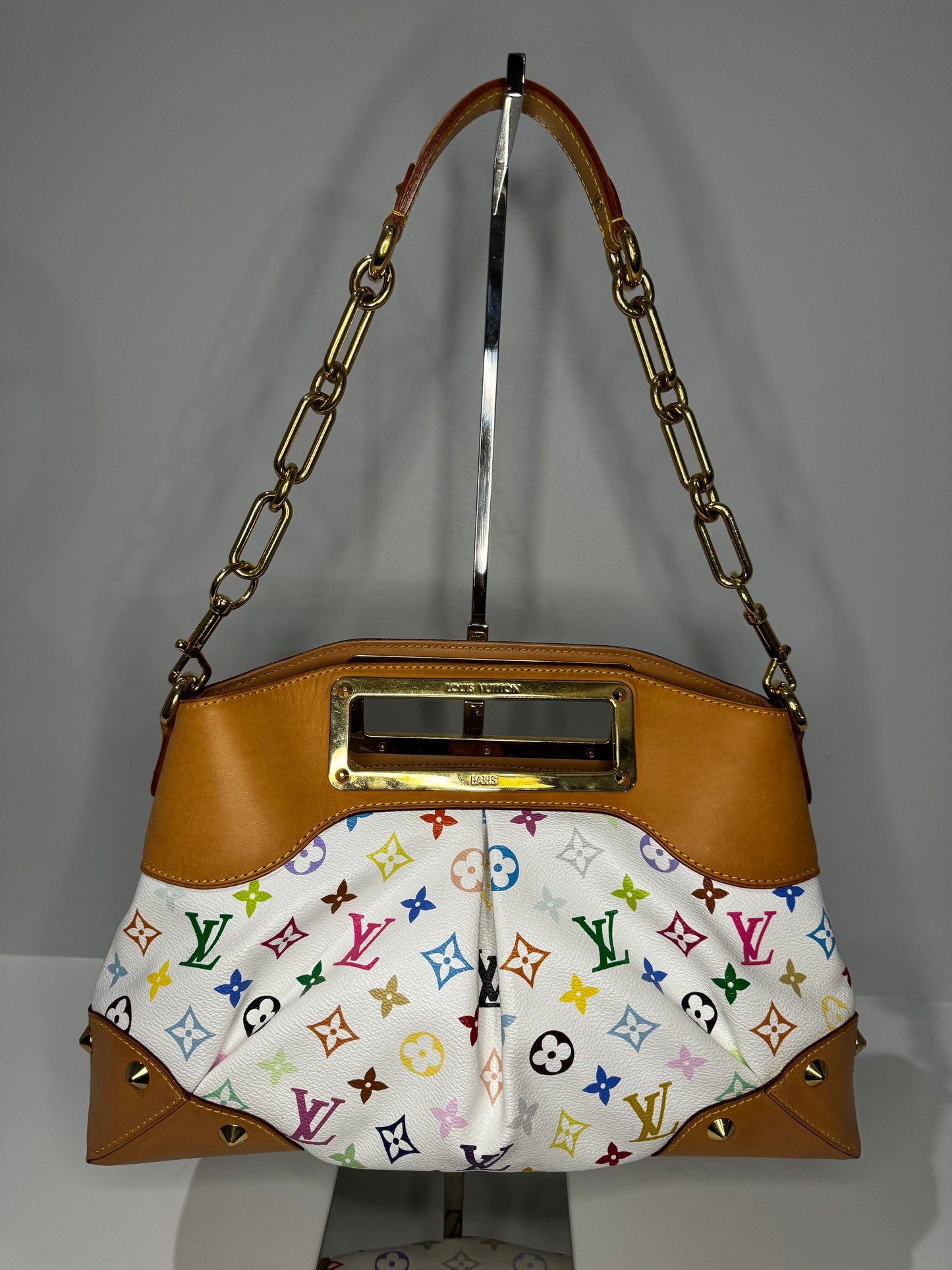 Pre-Owned Louis Vuitton Murakami MultiColor White Judy MM