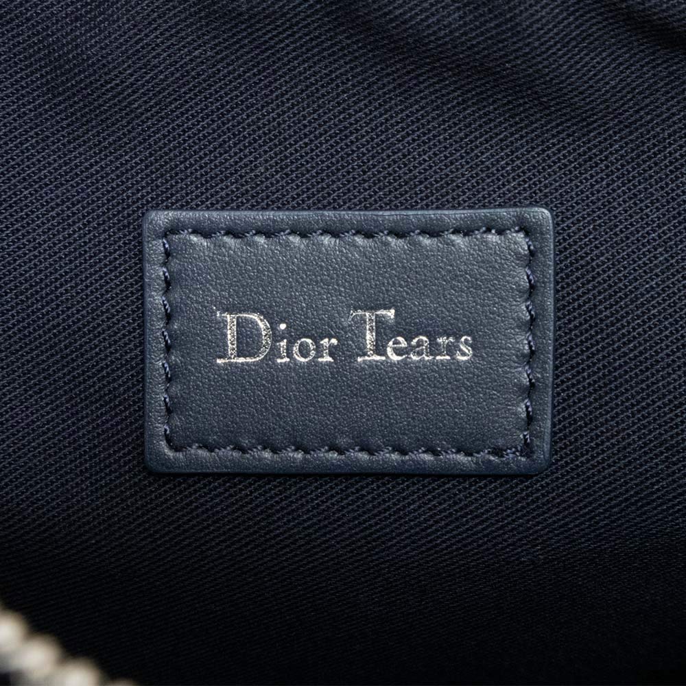 Pre-owned Christian Dior Saddle Tripple Pouch Oblique jacquard medium