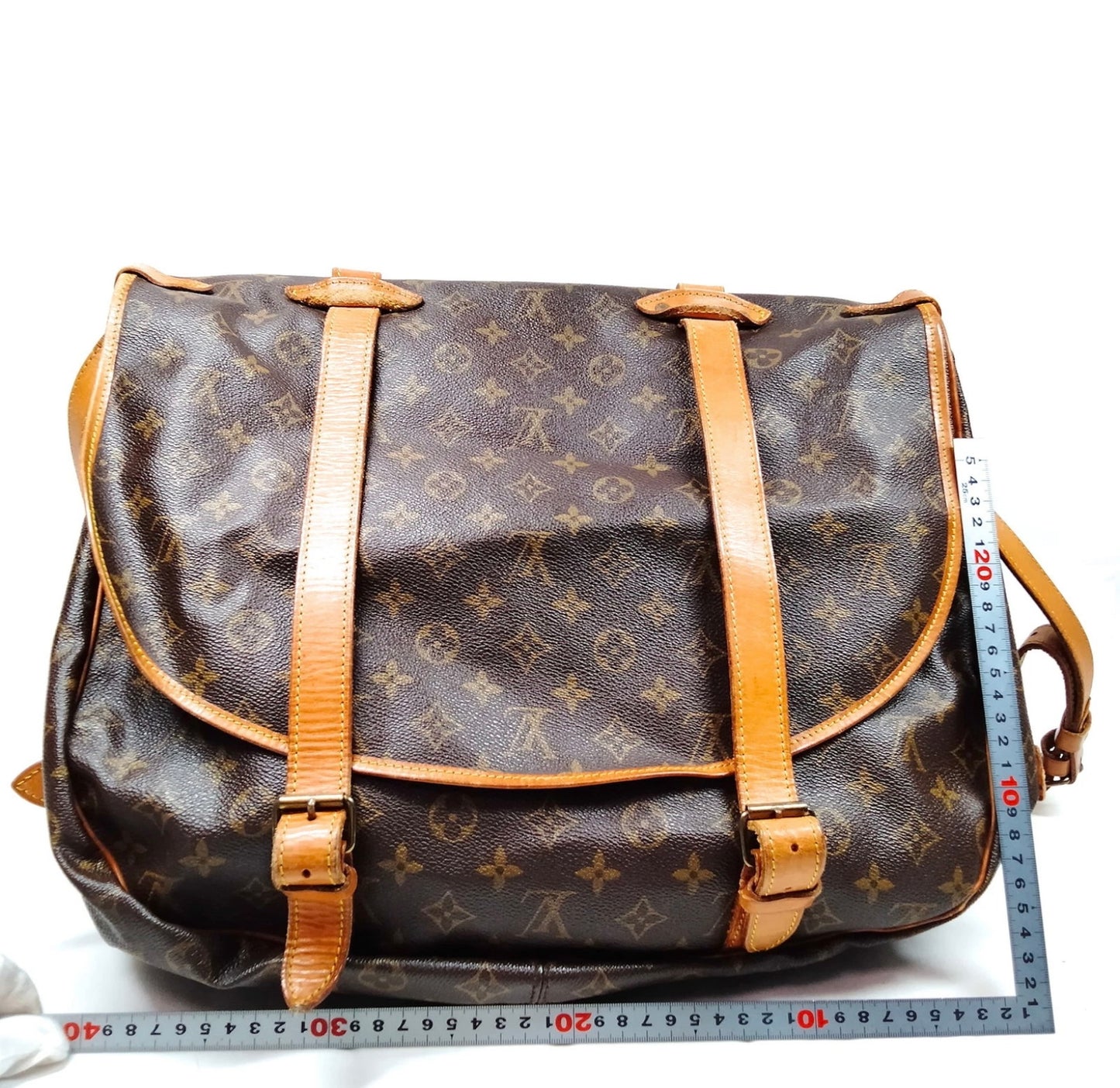 Pre-owned Louis Vuitton Monogram Saumur 43 Messenger Bag
