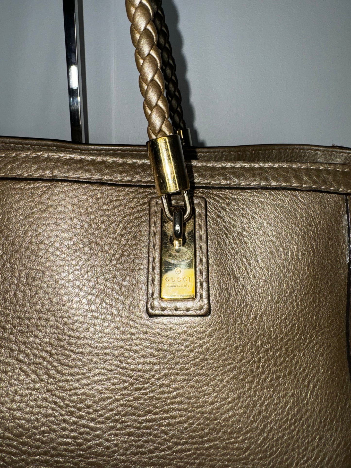 Pre-owned Gucci Bella Leather Tote