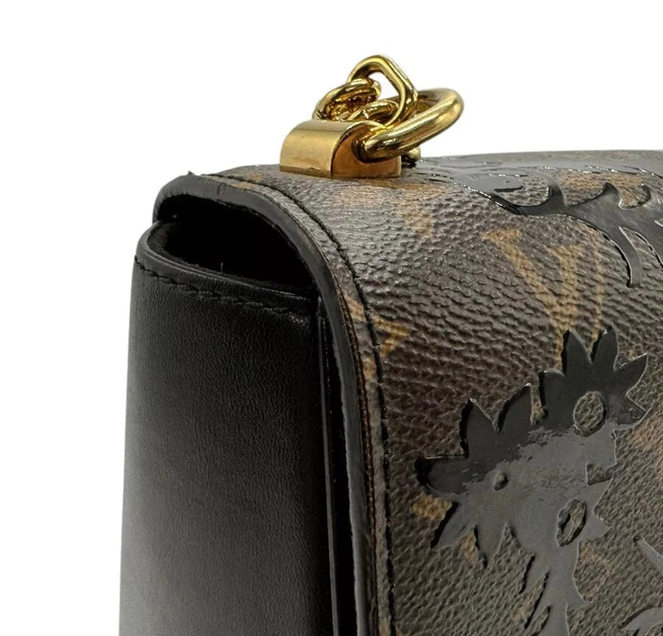 Pre-owned Louis Vuitton Monogram Canvas Blossom Twist MM Shoulder Bag