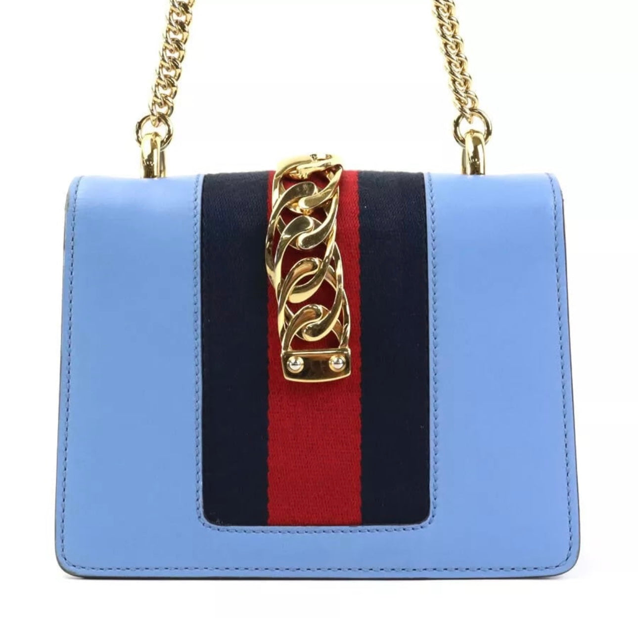 Pre-Owned Gucci Sylvie Mini Chain Shoulder Bag