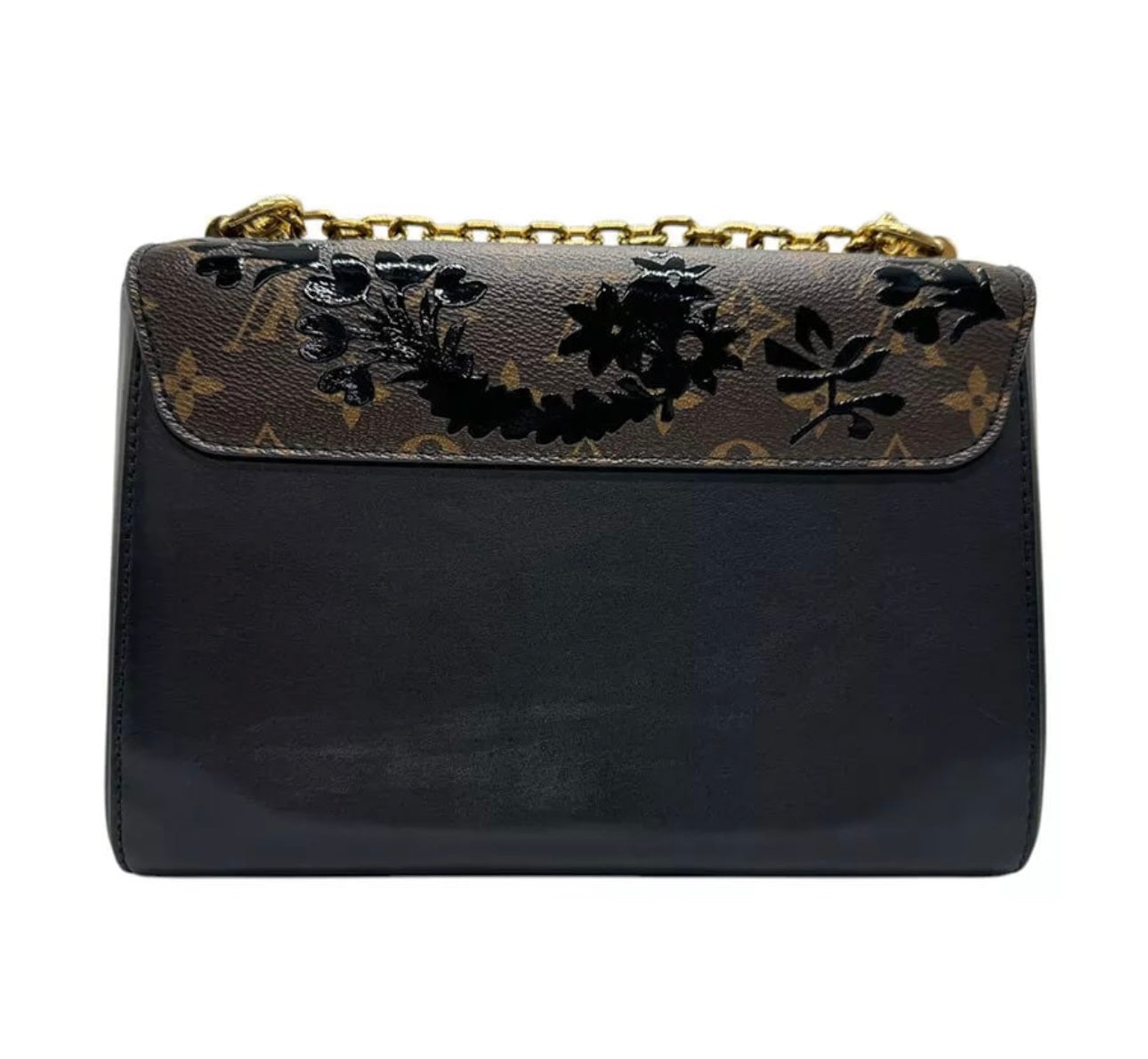 Pre-owned Louis Vuitton Monogram Canvas Blossom Twist MM Shoulder Bag