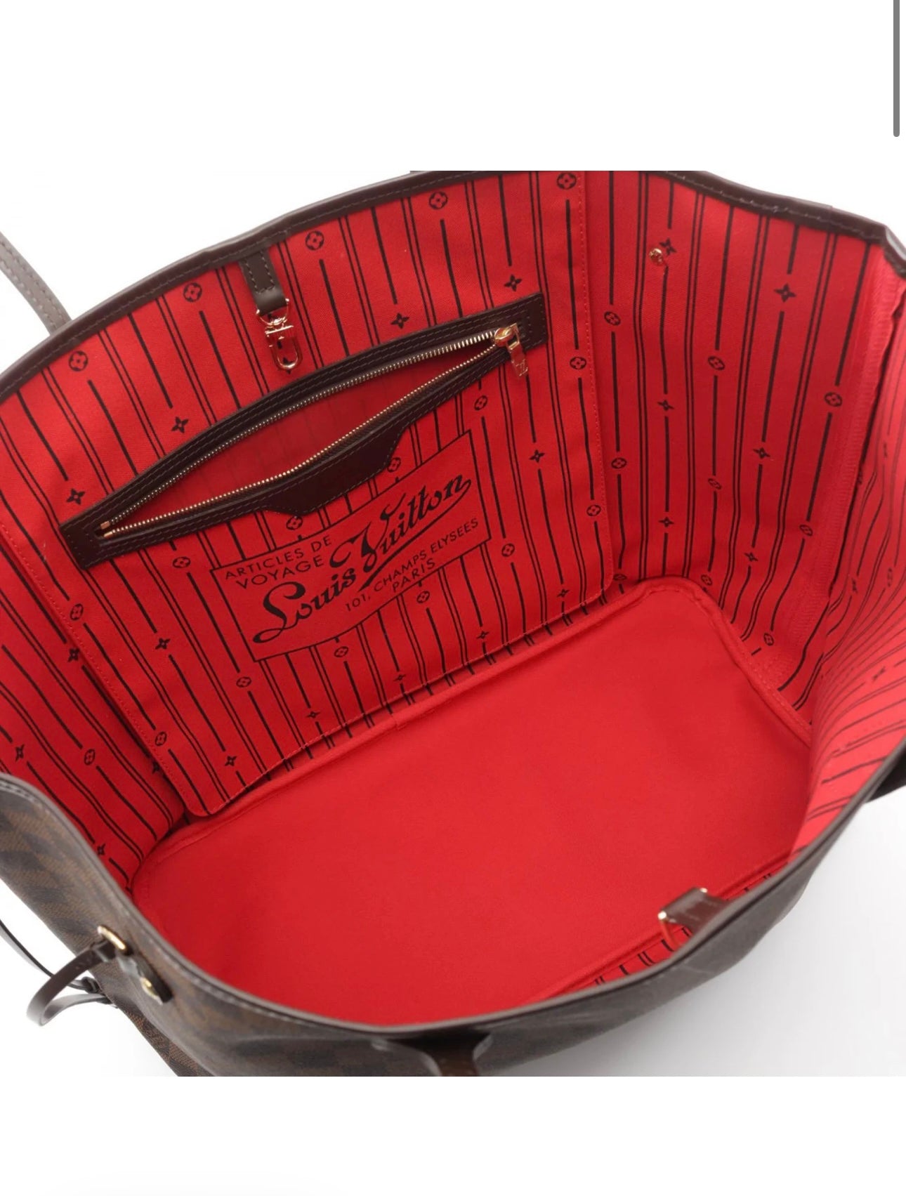 Pre-Owned Louis Vuitton Neverfull Damier Ebene GM