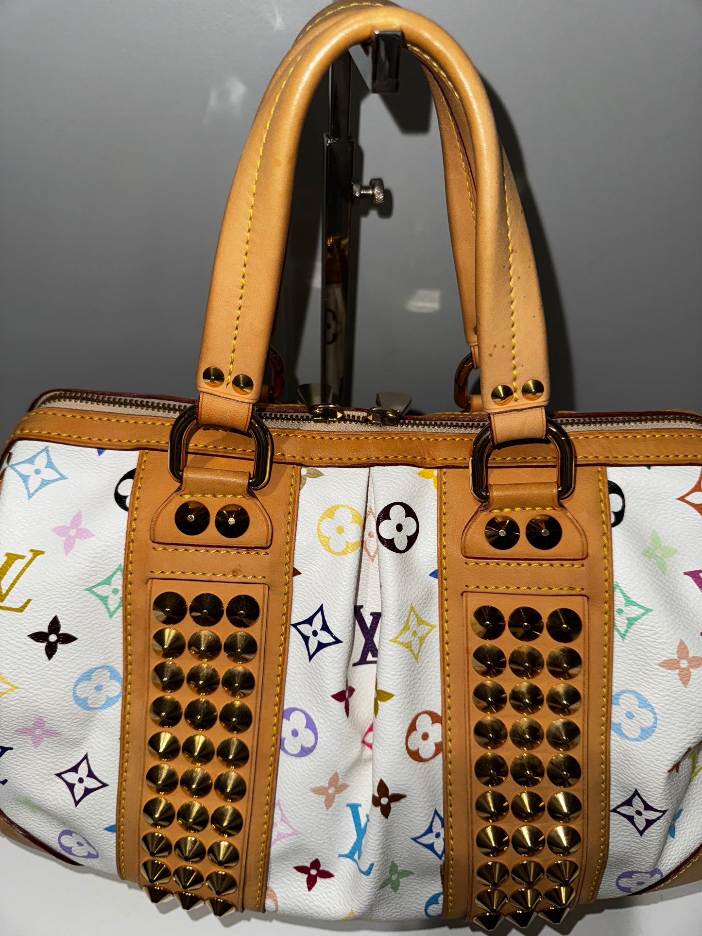 Pre-Owned Louis Vuitton Murakami Multicolor White Courtney
