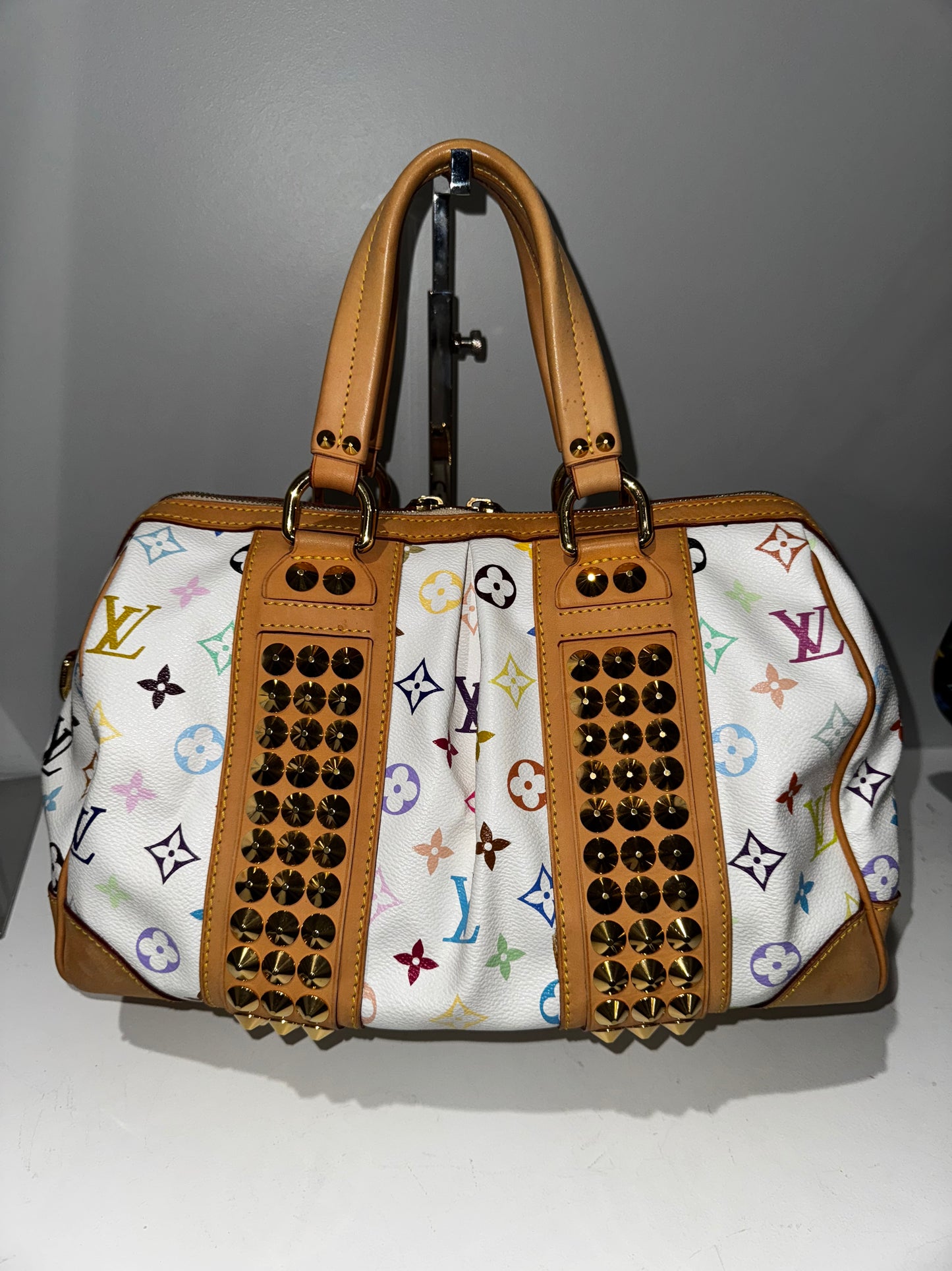 Pre-Owned Louis Vuitton Murakami Multicolor White Courtney