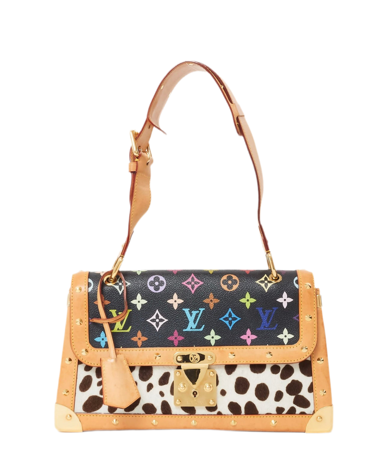 Pre-Owned Louis Vuitton
Murakami Multicolor Pony Hair Dalmatian Handbag