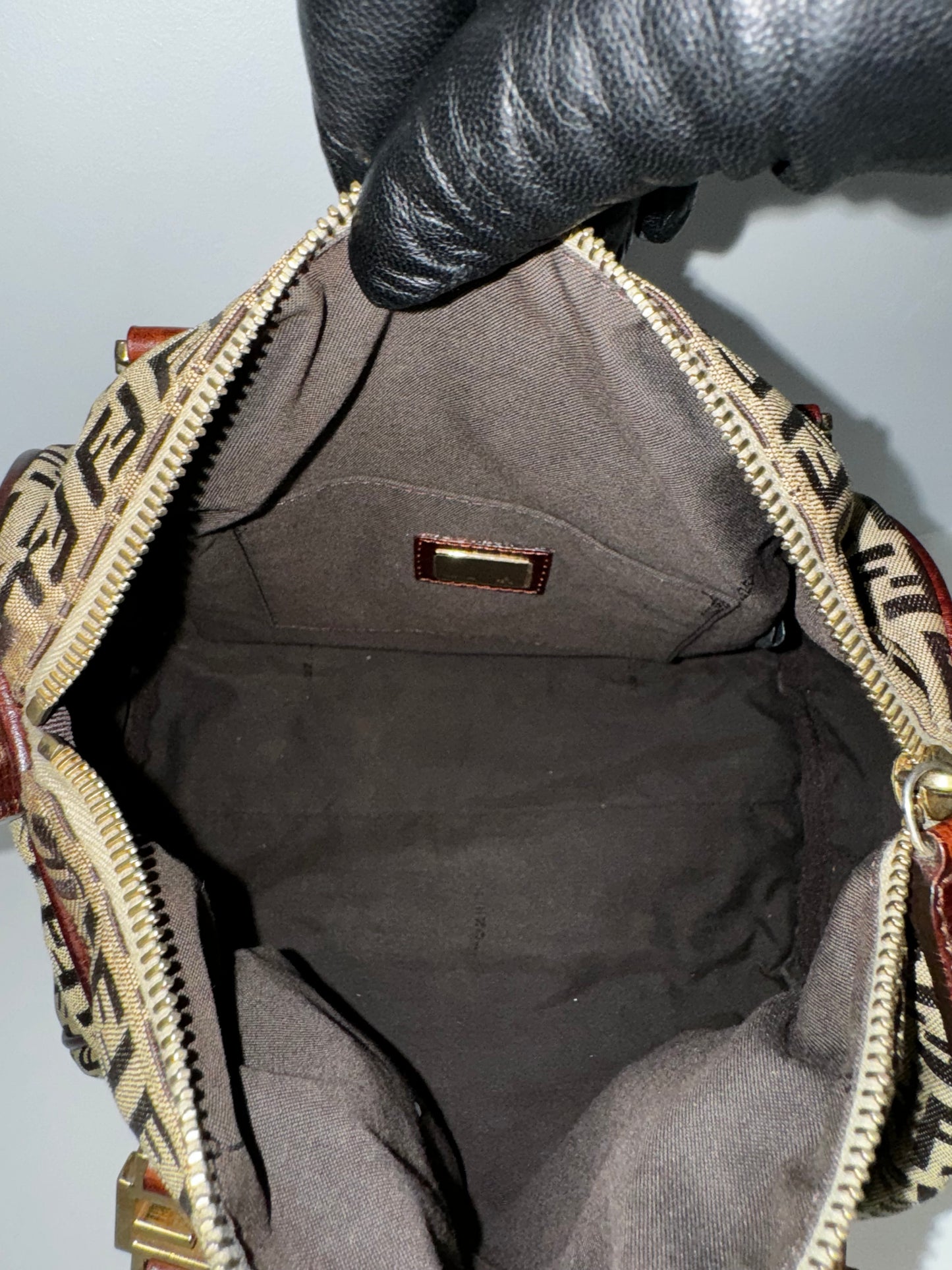 Pre-Owned Fendi Brown Top Handle Handbag