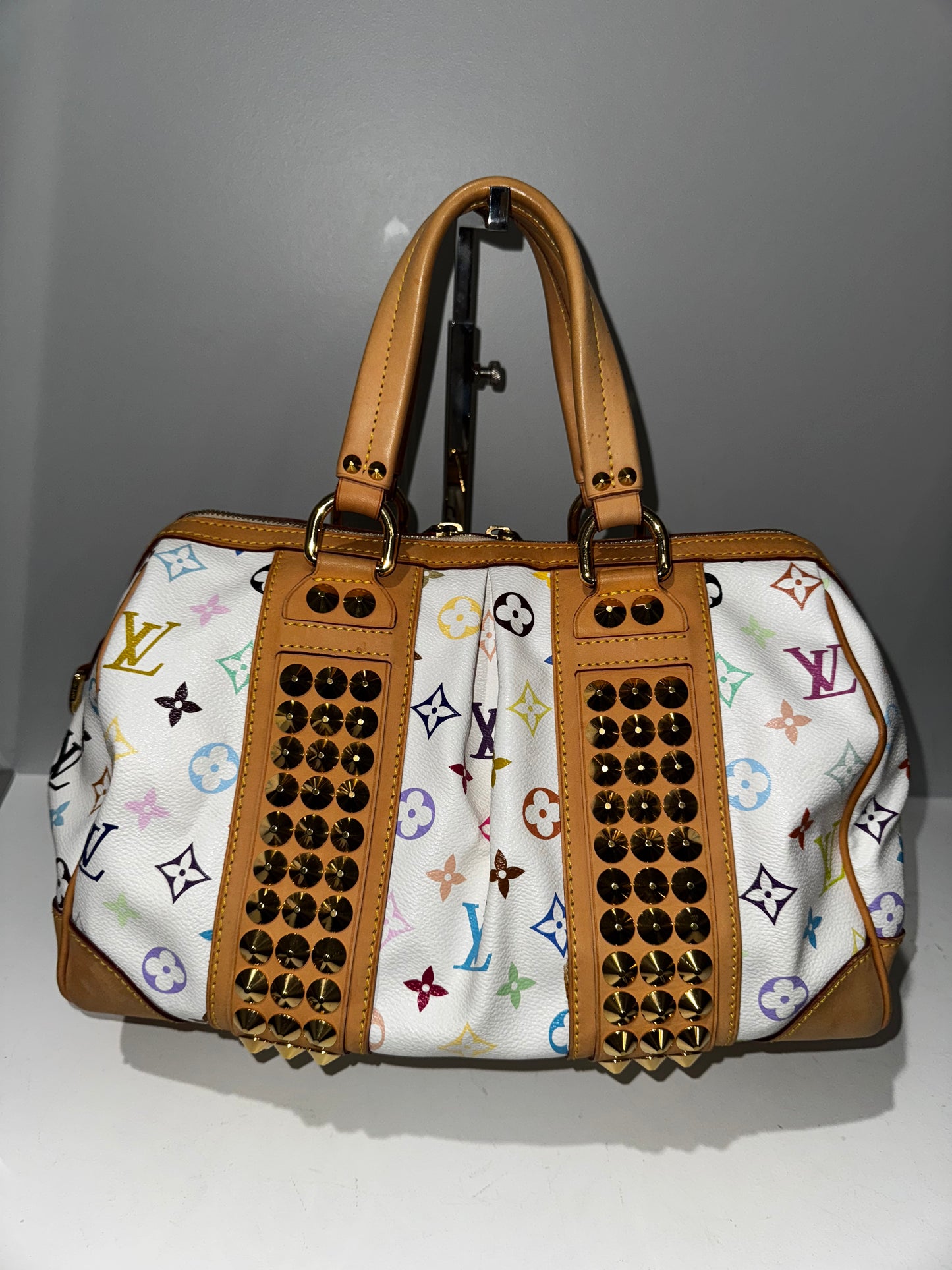 Pre-Owned Louis Vuitton Murakami Multicolor White Courtney