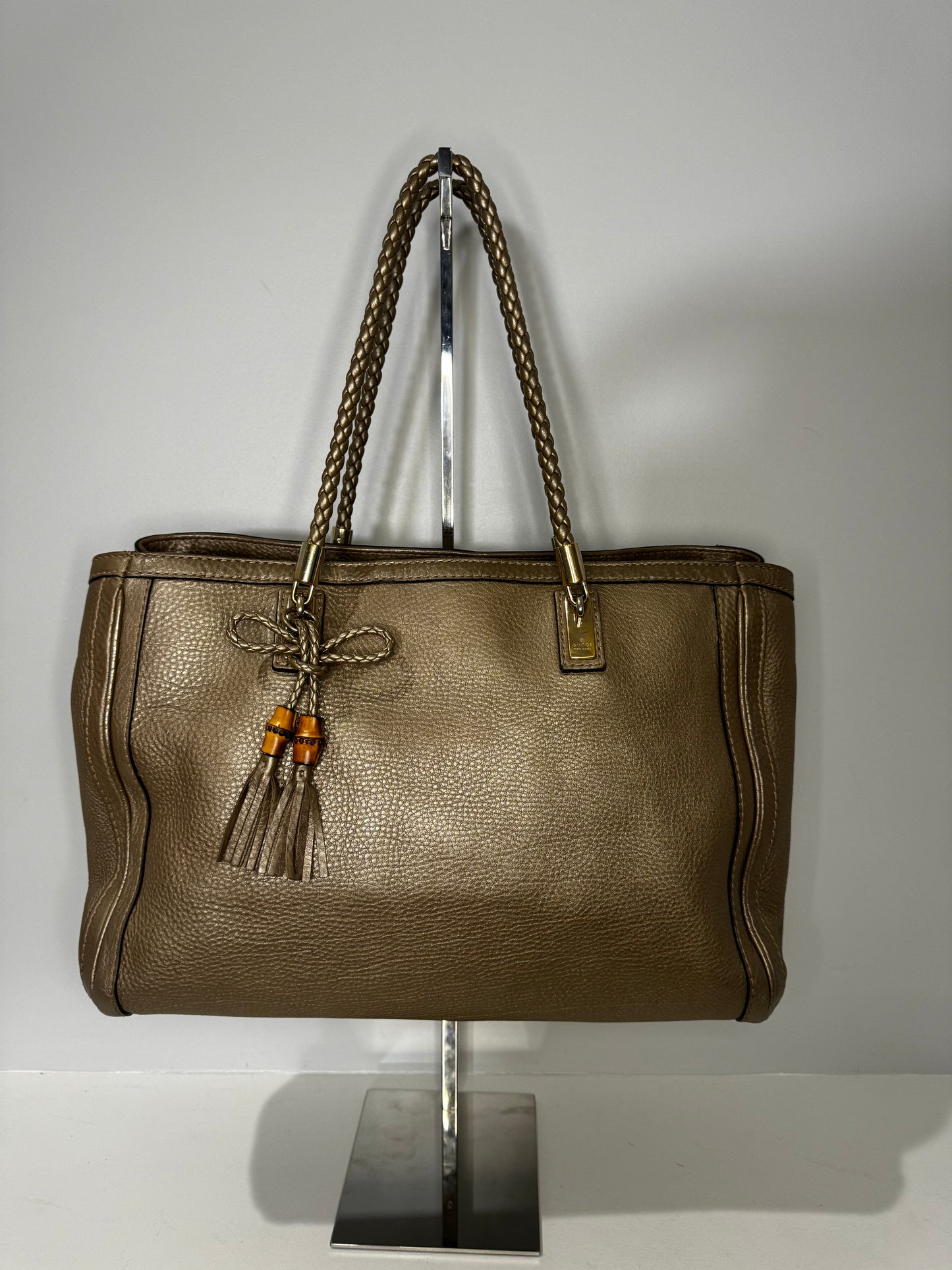 Pre-owned Gucci Bella Leather Tote