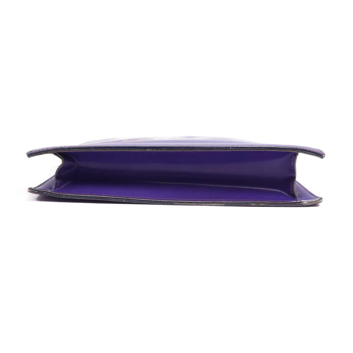 Pre-owned CHANEL Chain Shoulder Bag PVC Purple