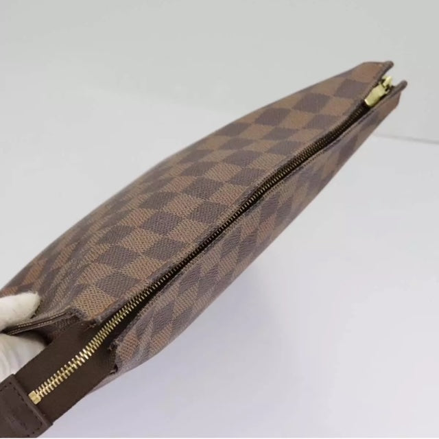 Pre-owned Louis Vuitton Damier Ebene Poche Toilette 26 Pouch