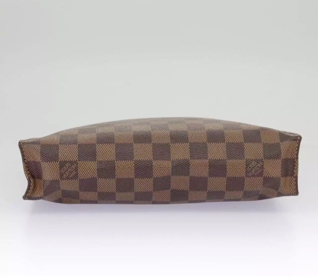 Pre-owned Louis Vuitton Damier Ebene Poche Toilette 26 Pouch