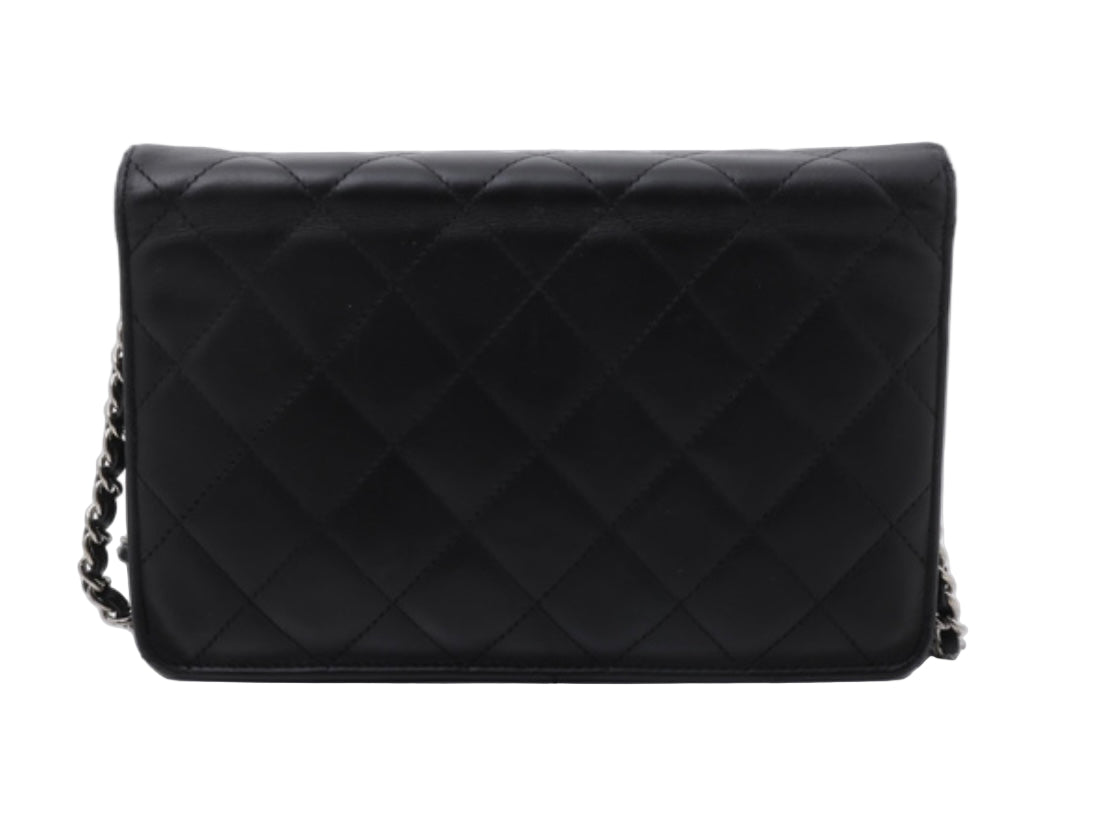 Pre-owned Chanel Cambon Wallet on Chain Shoulder Bag