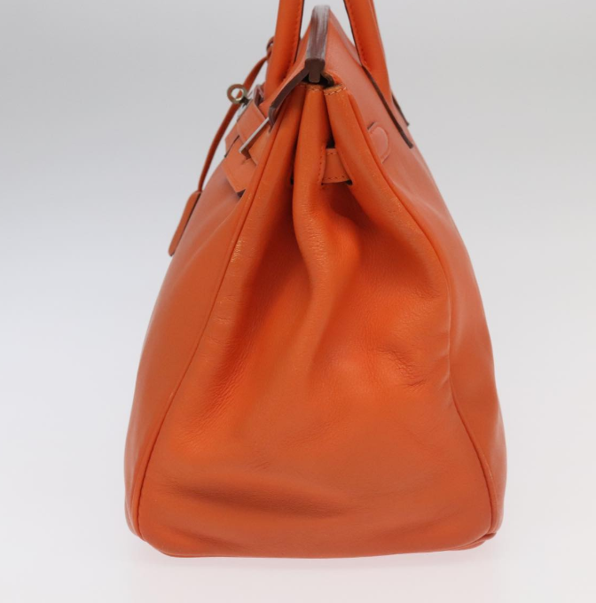 Pre-owned Hermès Birkin 35 Orange