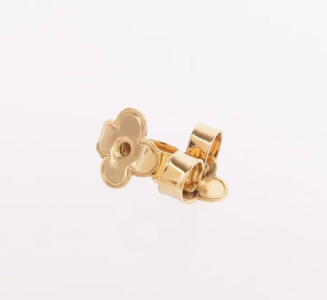 Pre-owned LOUIS VUITTON LV Earrings Metal Gold