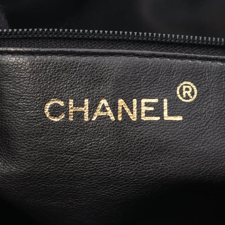 Pre-owned CHANEL Mademoiselle Lambskin Black Vintage