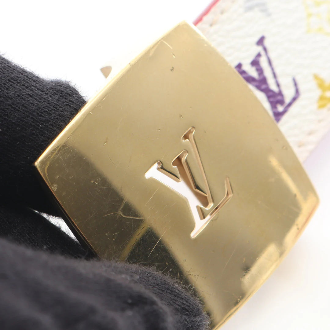 Pre-owned LOUIS VUITTON Ceinture Monogram multicolor Bron Belt Reversible
