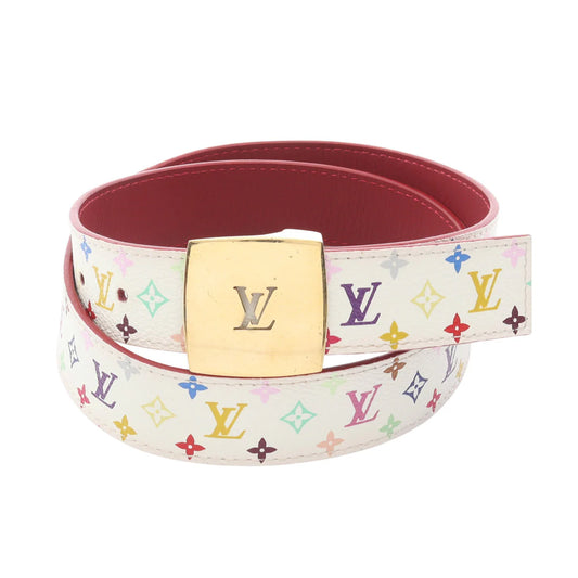 Pre-owned LOUIS VUITTON Ceinture Monogram multicolor Bron Belt Reversible