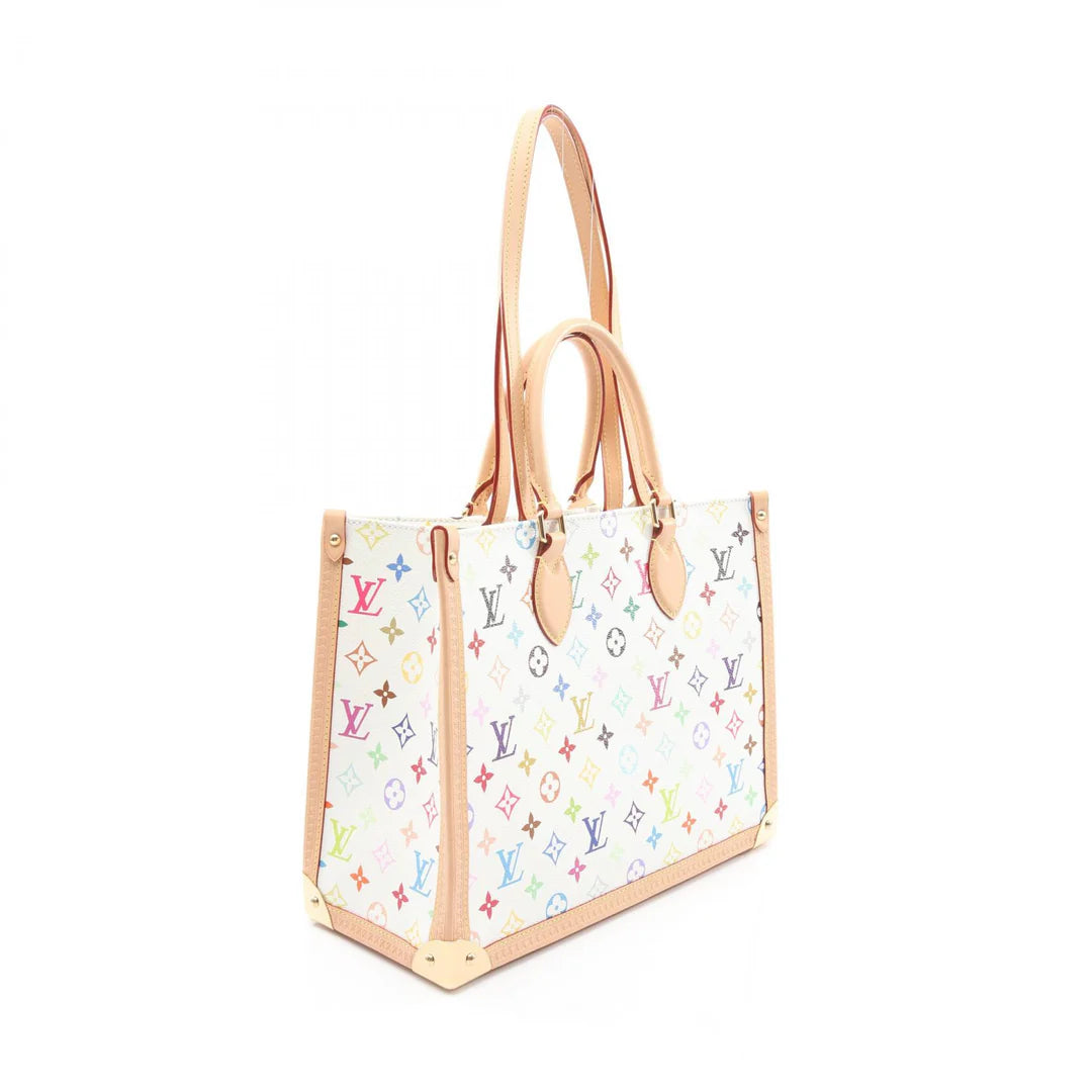 Pre-owned LOUIS VUITTON  Takashi Murakami On-the-go Trunk MM Monogram multicolor