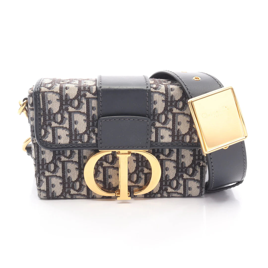 Pre-owned Christian Dior 30 Montaigne Box Oblique Shoulder bag