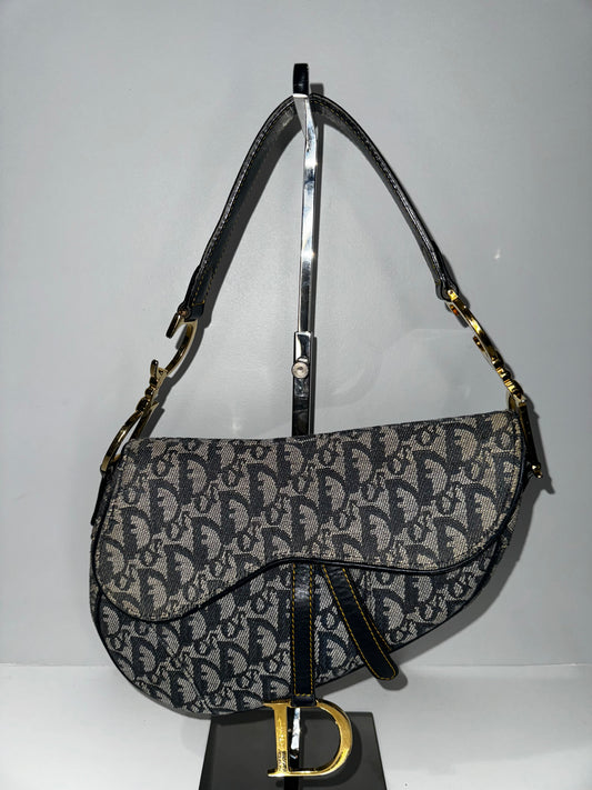 Christian Dior Monogram Saddle Bag