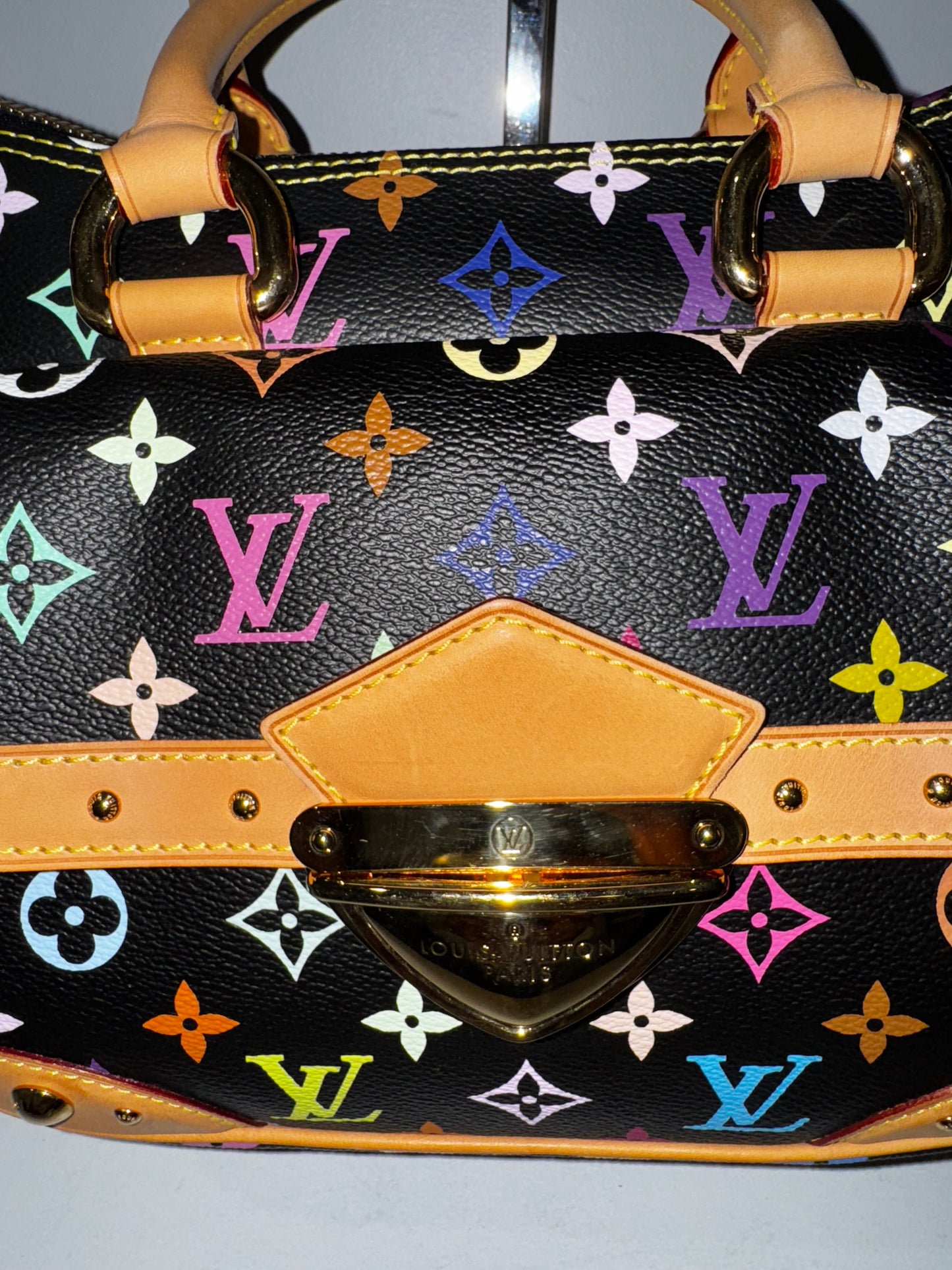 Pre-Owned Louis Vuitton Murakami Multicolor Noir Rita GM