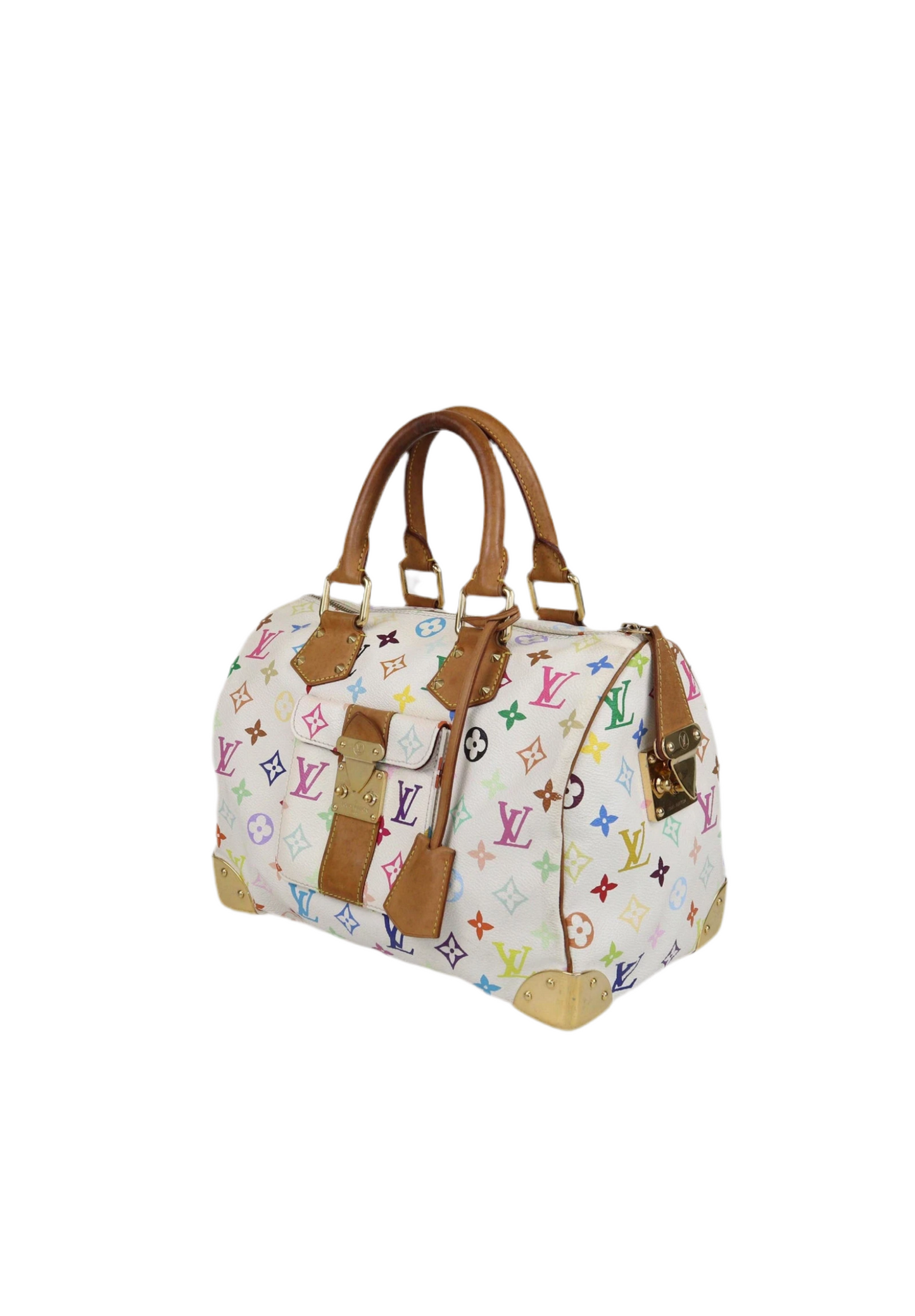 Pre-owned Louis Vuitton Murakami Multicolor White