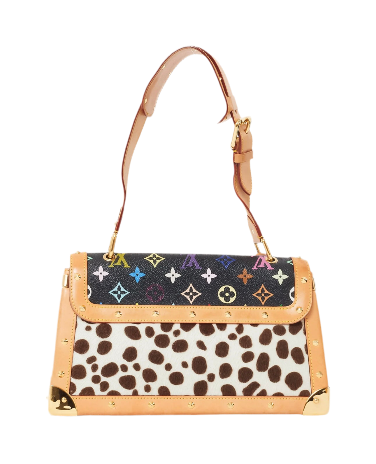 Pre-Owned Louis Vuitton
Murakami Multicolor Pony Hair Dalmatian Handbag