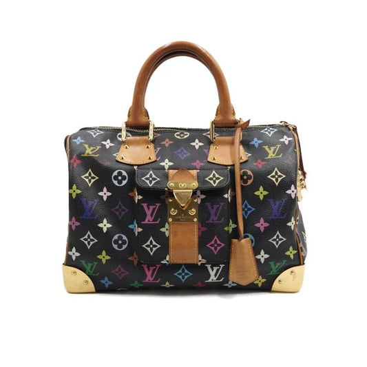 Pre-owned Louis Vuitton Speedy 30 Multicolor Noir