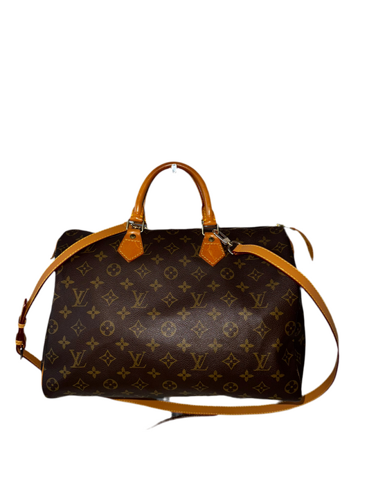 Pre-owned Louis Vuitton Speedy 35 Monogram Shoulder Bag