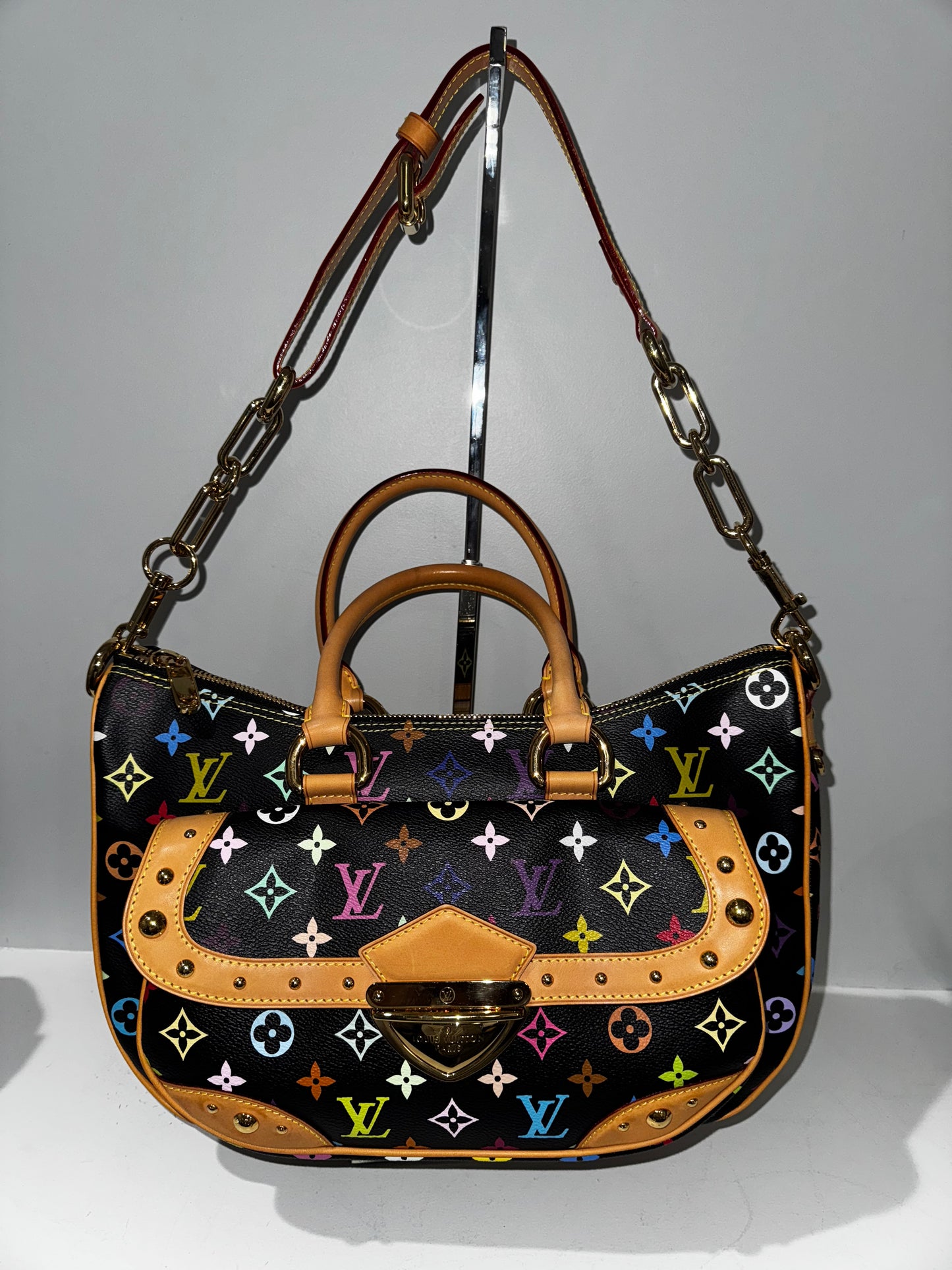 Pre-Owned Louis Vuitton Murakami Multicolor Noir Rita GM
