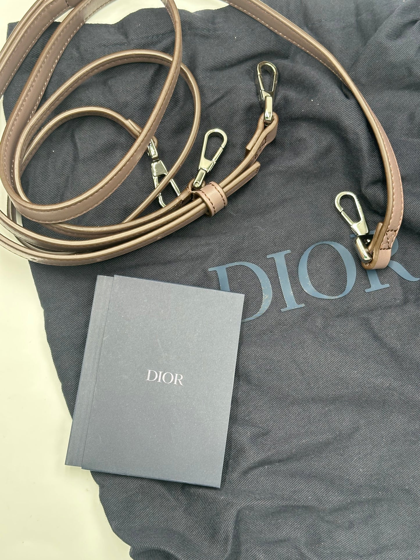 Pre-owned Christian Dior Saddle Bag Patent Medium