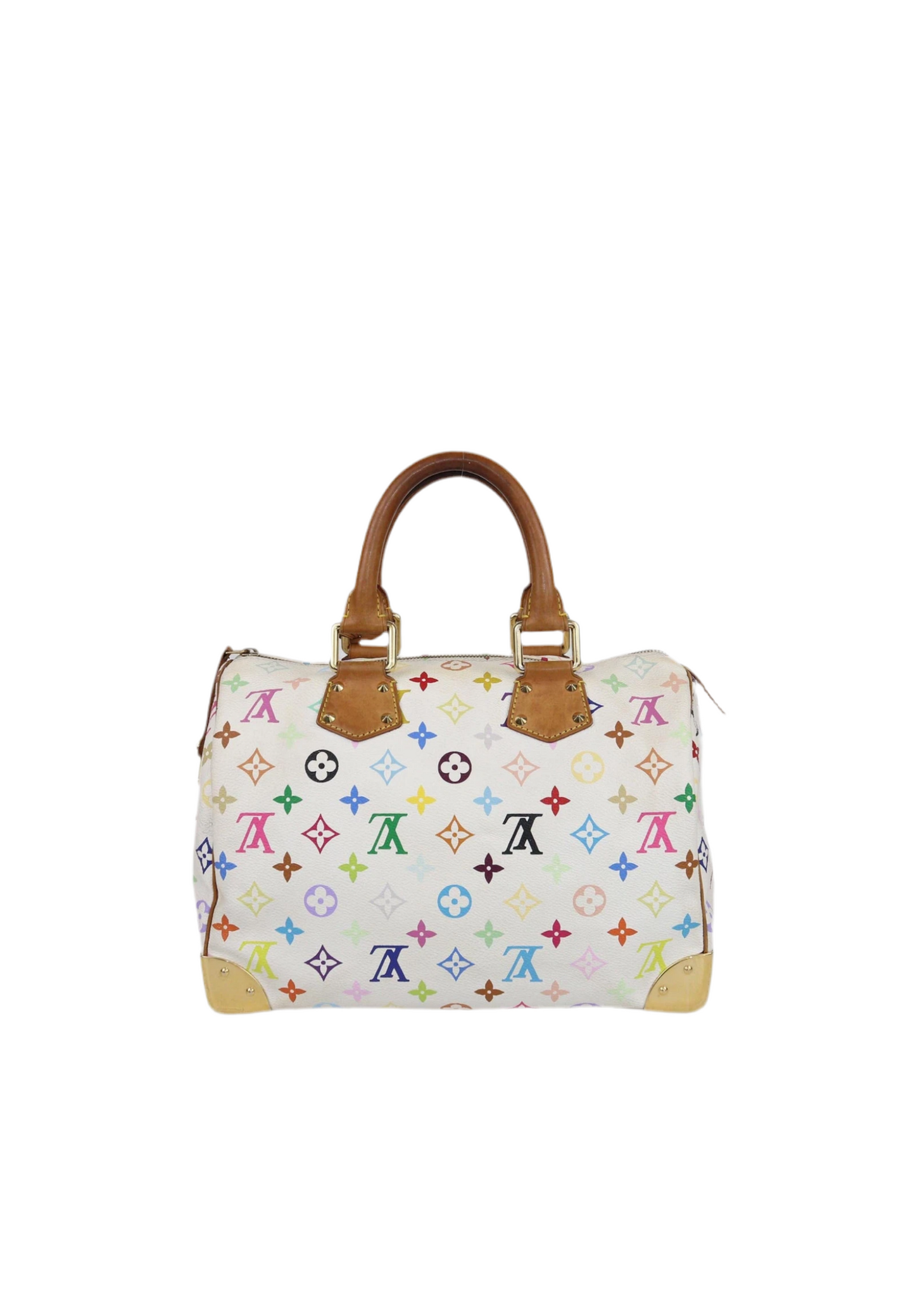 Pre-owned Louis Vuitton Murakami Multicolor White