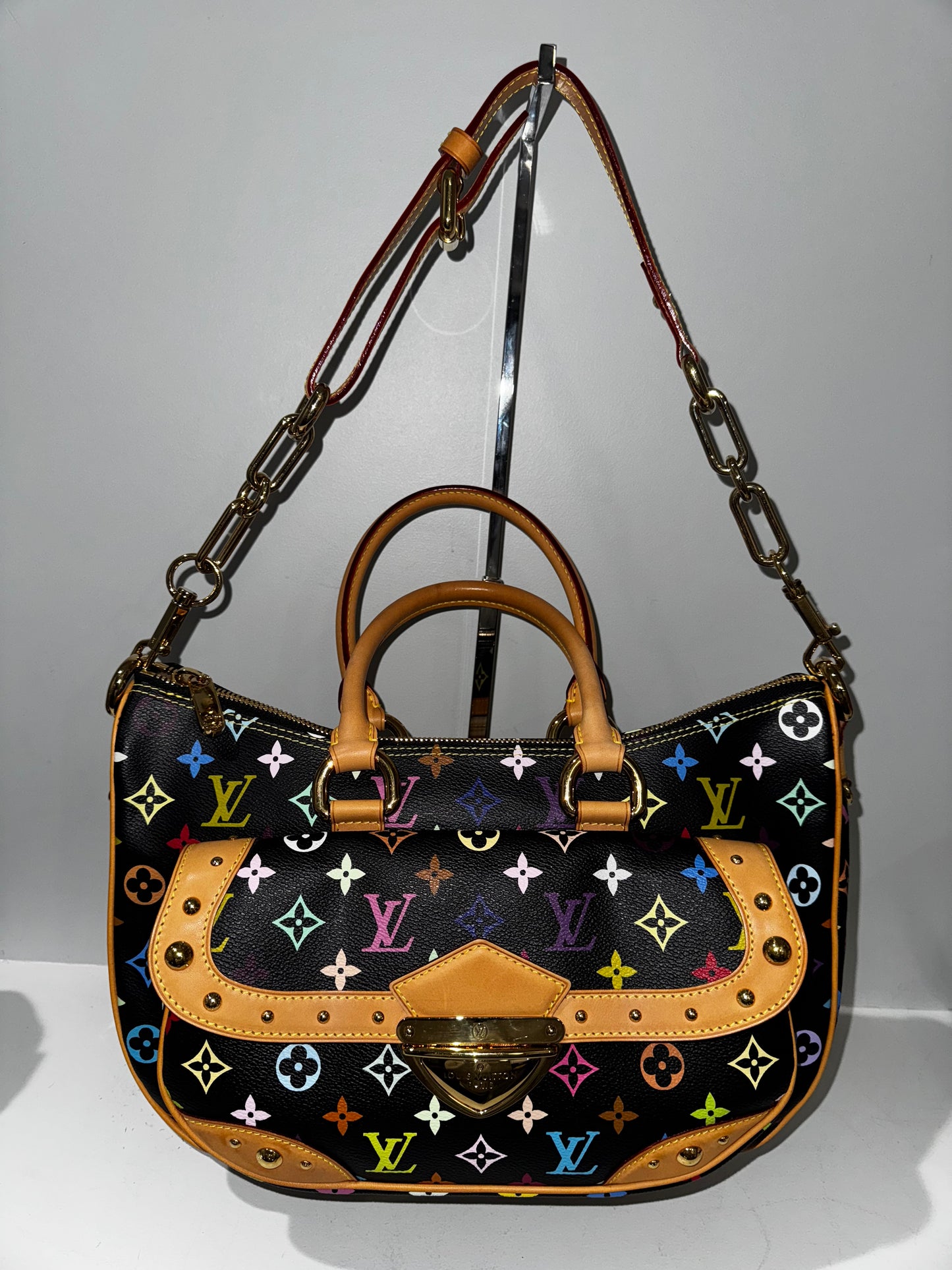Pre-Owned Louis Vuitton Murakami Multicolor Noir Rita GM