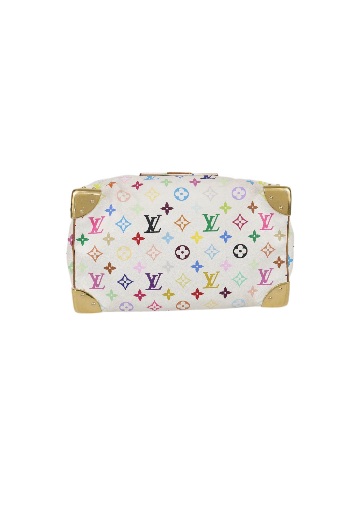 Pre-owned Louis Vuitton Murakami Multicolor White