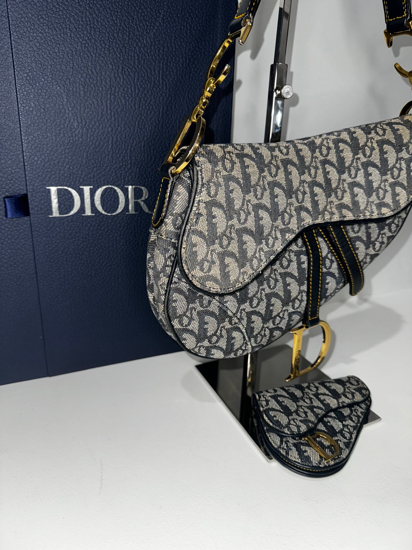 Christian Dior Monogram Saddle Bag