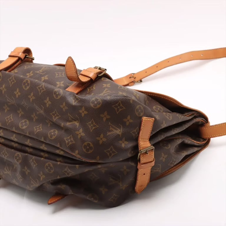 Pre-owned Louis Vuitton Monogram Saumur 43