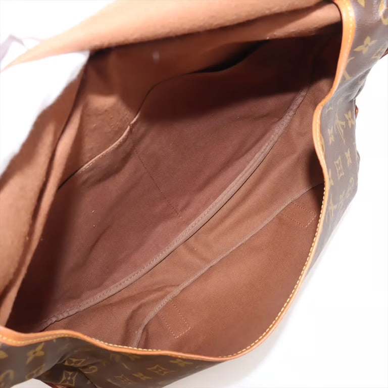 Pre-owned Louis Vuitton Monogram Saumur 43