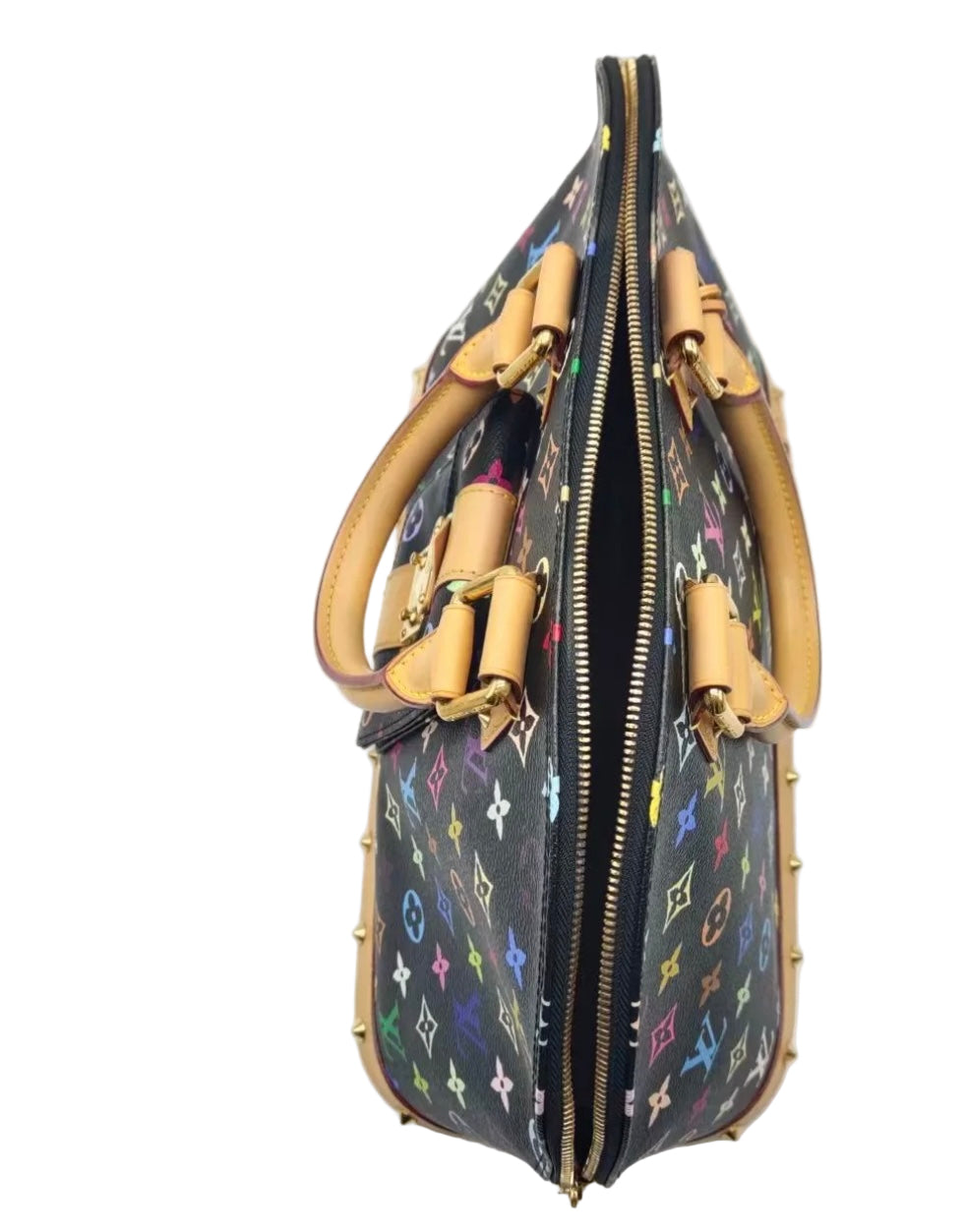 Pre-owned Louis Vuitton multicolor noir Alma GM