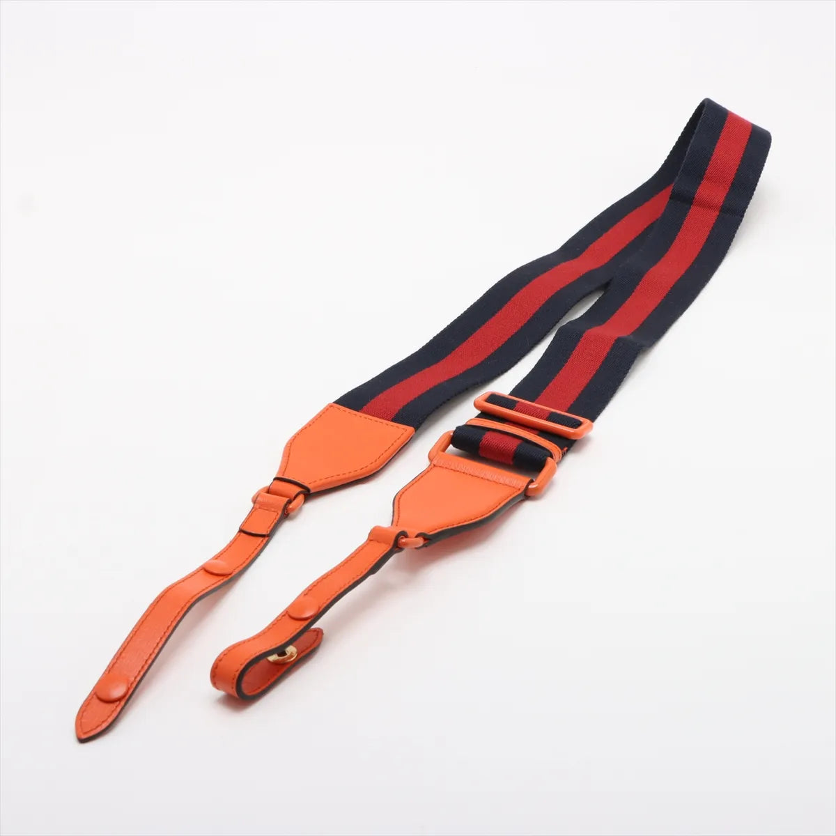 Pre-owned Gucci Horsebit 1955 Leather 2 Way Shoulder Bag Orange