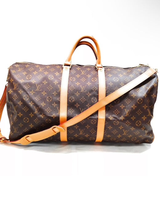Pre-owned Louis Vuitton Keepall Bandoulière 60 Travel Bag