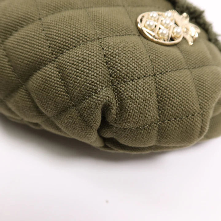 Pre-owned CHANEL Waist Canvas Green