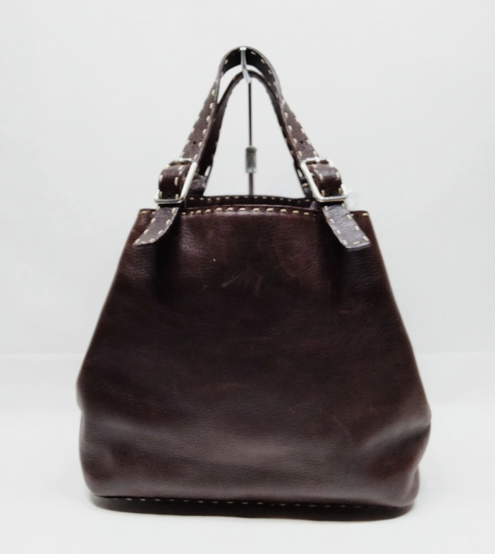 Pre-owned Fendi Brown Leather Handbag