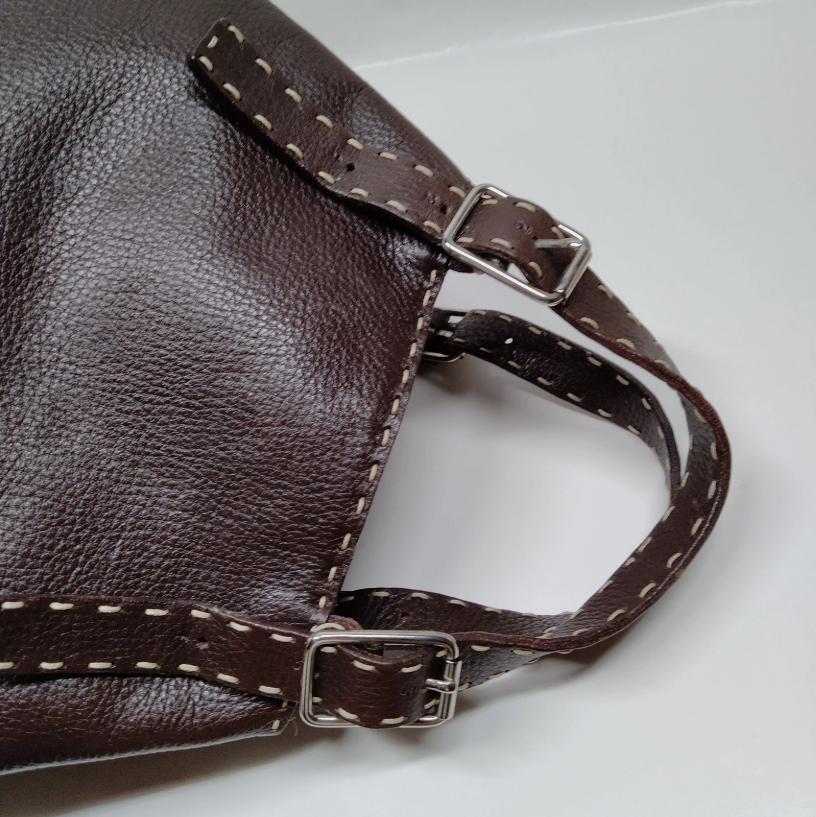 Pre-owned Fendi Brown Leather Handbag