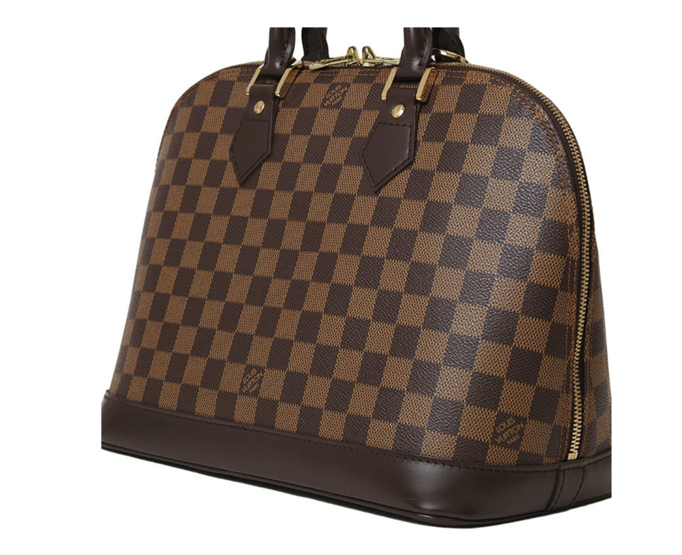 Pre-owned Louis Vuitton Damier Ebene GM Alma