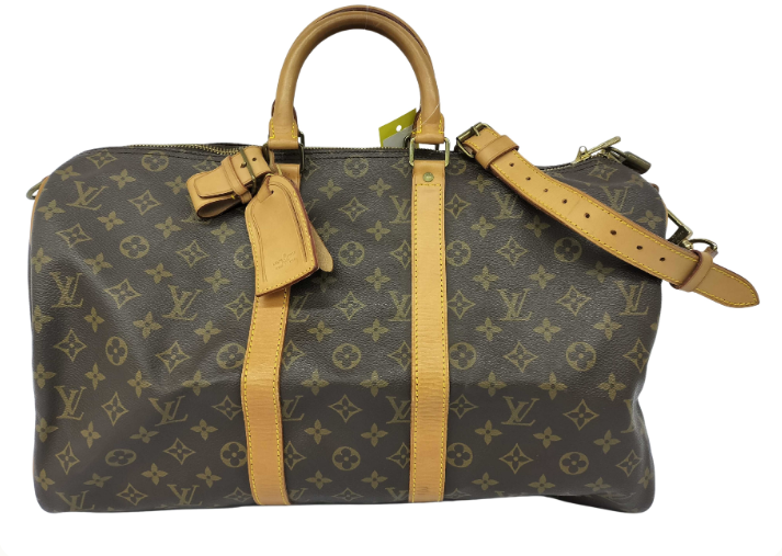 Pre-owned Louis Vuitton Keepall Bandouliere Bag Size 45