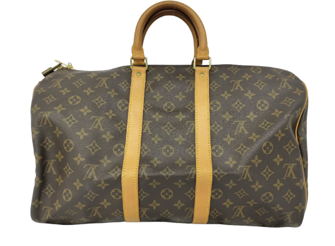 Pre-owned Louis Vuitton Keepall Bandouliere Bag Size 45