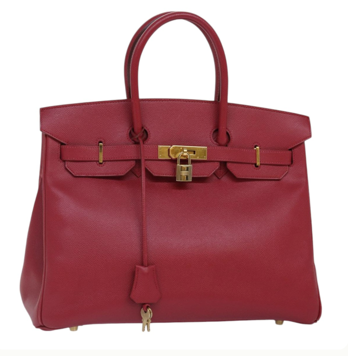 Pre-owned Hermes Birkin 35CM Red
